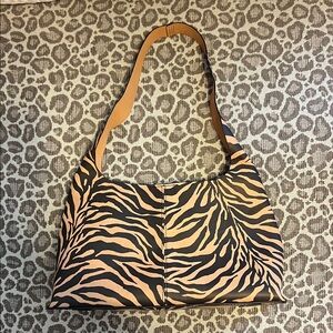 Hobo small zebra shoulder bag